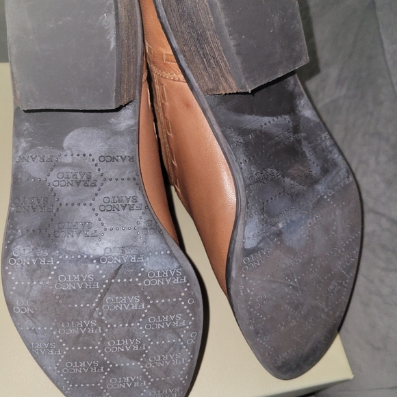 Franco Sarto cognac Window short cowboy boots - Picture 12 of 12